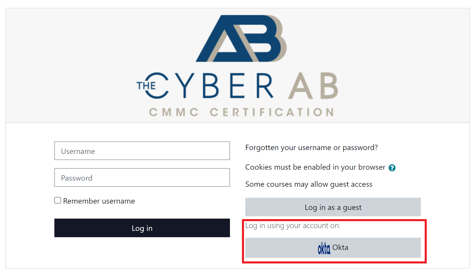 The Cyber AB Learning Management System